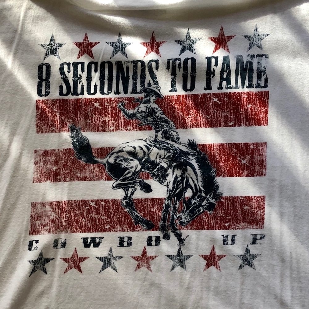 Like New Cowboy Up Brand T Shirt